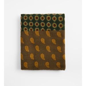 ZARA GEOMETRIC PRINT SOFT FEEL SCARF